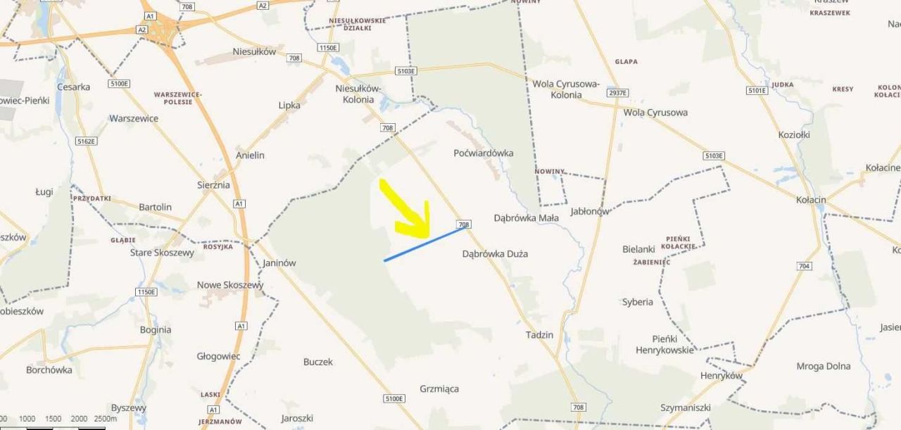 Działka rolno-budowlana Dąbrówka Duża. Zdjęcie 4