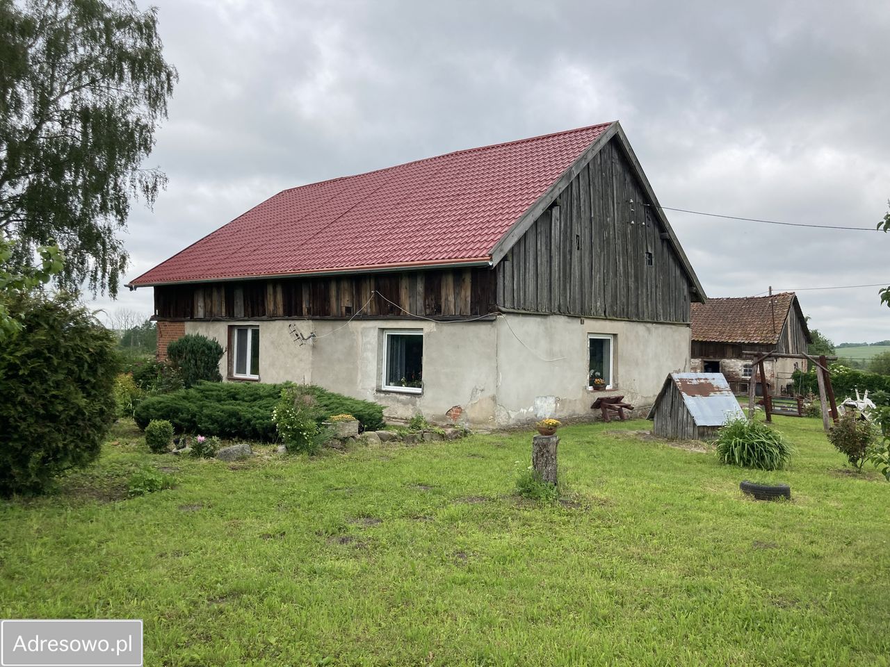 dom szeregowy, 3 pokoje Kwiecewo