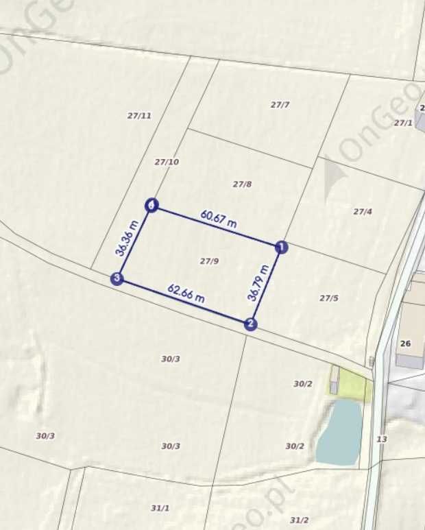 Działka budowlana Strachocin. Zdjęcie 7