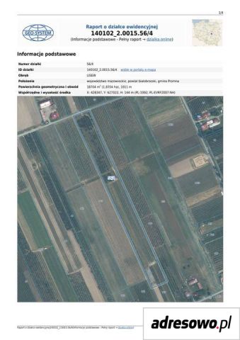 Działka rolna Lisów. Zdjęcie 1