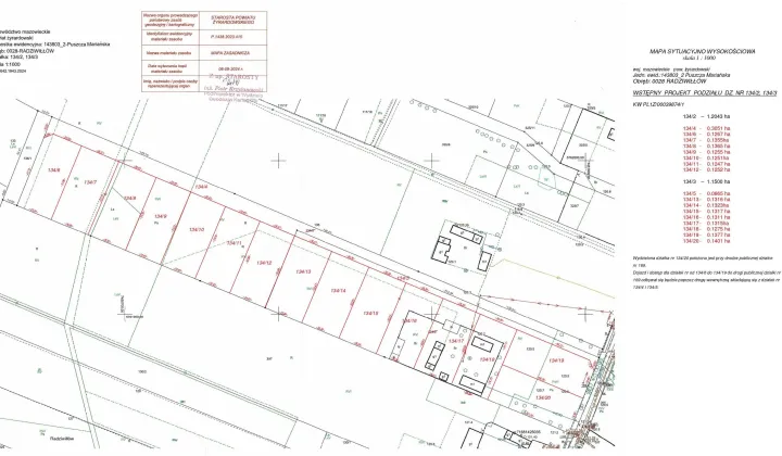 Działka budowlana Radziwiłłów, ul. Mazowiecka