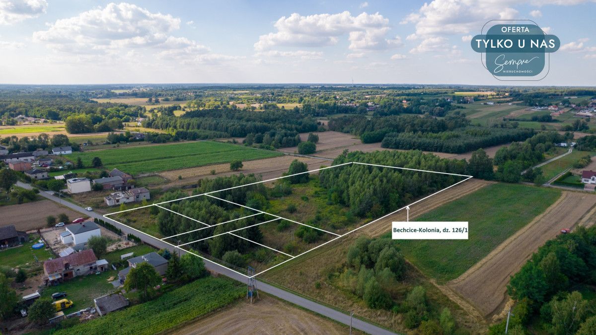 Działka inwestycyjna Bechcice-Kolonia