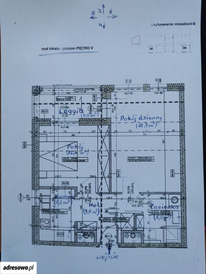 Mieszkanie 2-pokojowe Szczecin Pomorzany, al. Powstańców Wielkopolskich. Zdjęcie 17