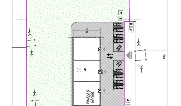 Działka inwestycyjna Lublin Głusk, ul. H. M. Sachsów