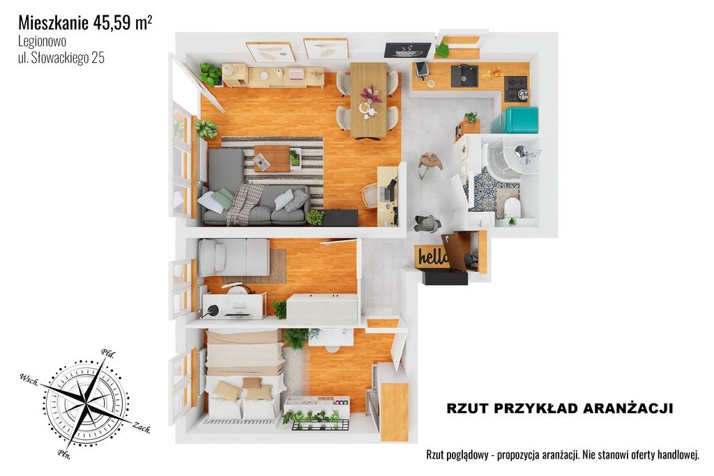 Mieszkanie 3-pokojowe Legionowo, ul. Juliusza Słowackiego. Zdjęcie 9