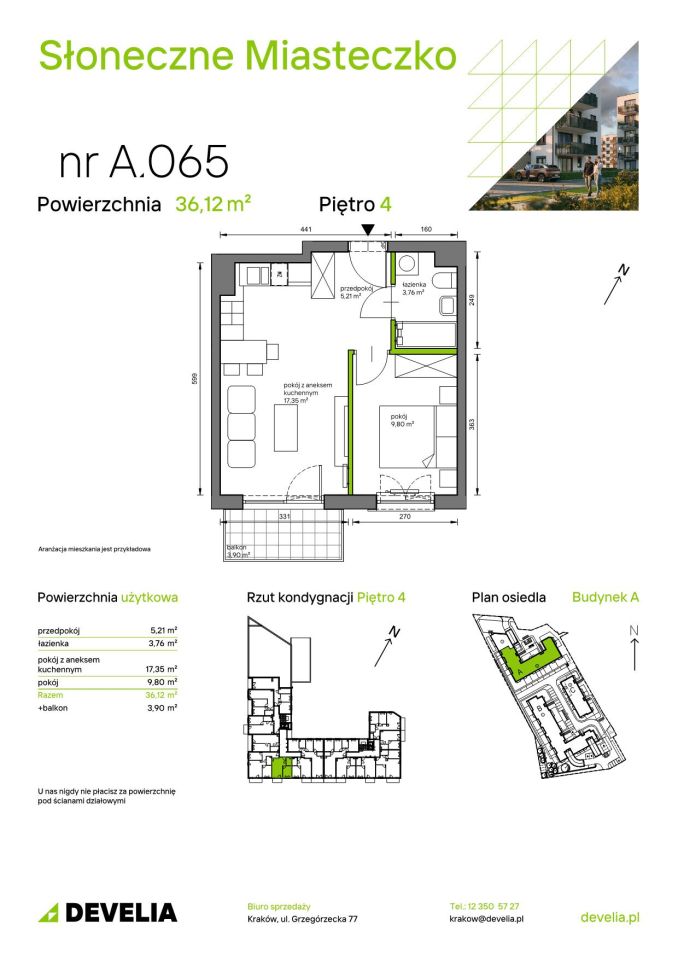 Mieszkanie 2-pokojowe Kraków Bieżanów, ul. Henryka i Karola Czeczów. Zdjęcie 7