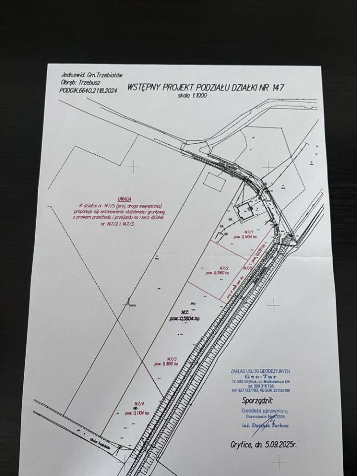 Działka budowlana Trzebusz. Zdjęcie 2