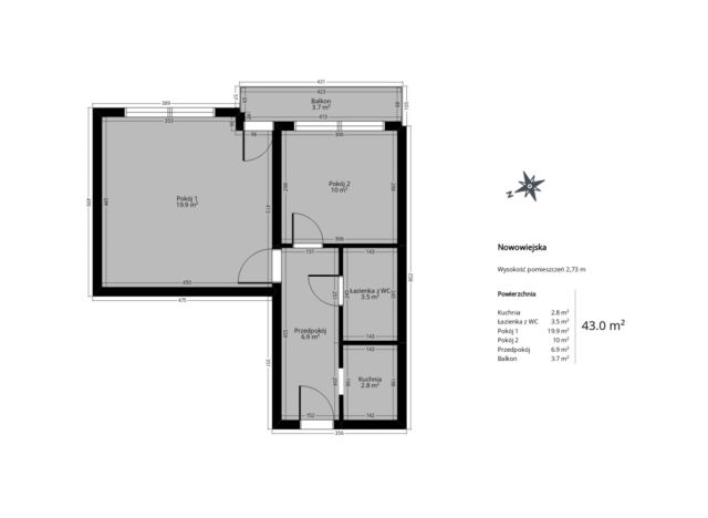 Mieszkanie 2-pokojowe Wrocław Śródmieście, ul. Ołbińska. Zdjęcie 11