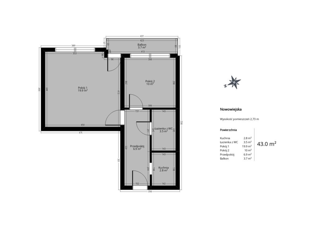 Mieszkanie 2-pokojowe Wrocław Śródmieście, ul. Ołbińska. Zdjęcie 11