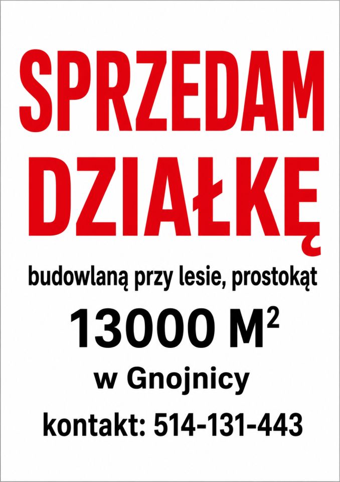 Działka budowlana Gnojnica Budy, Gnojnica. Zdjęcie 1