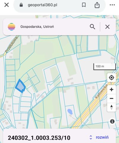 Działka rolno-budowlana Ustroń Nierodzim, ul. Gospodarska. Zdjęcie 1