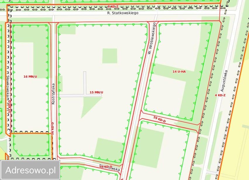 Działka inwestycyjna Warszawa Mokotów, ul. Walerego Wróblewskiego