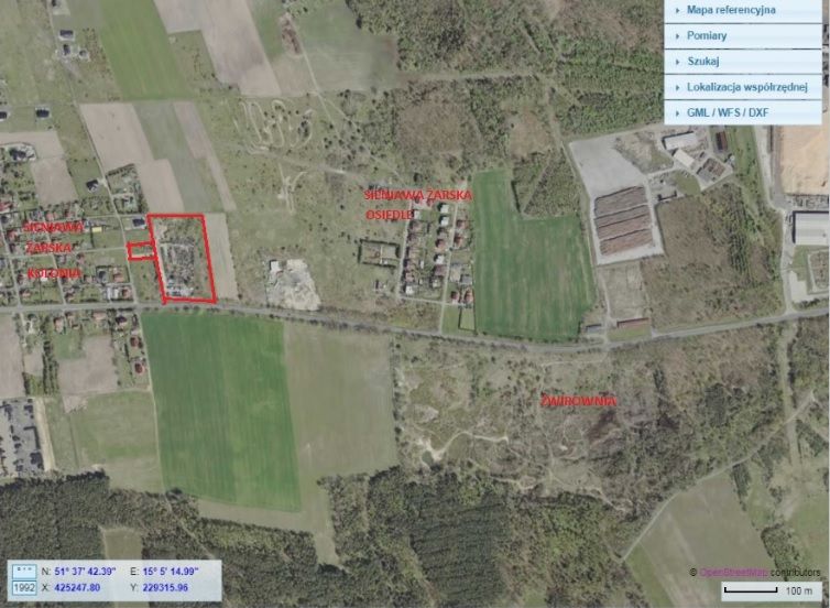 Działka inwestycyjna Sieniawa Żarska, ul. Kolonia. Zdjęcie 7