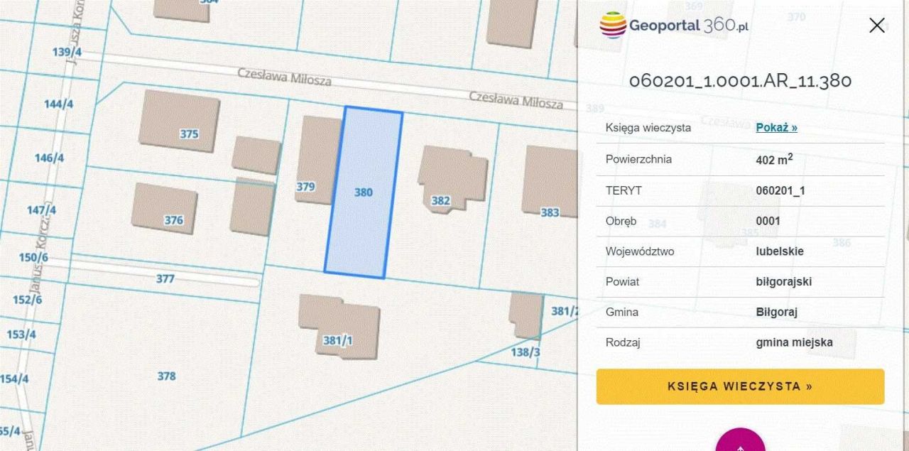 Działka budowlana Biłgoraj Różnówka, ul. Czesława Miłosza. Zdjęcie 5