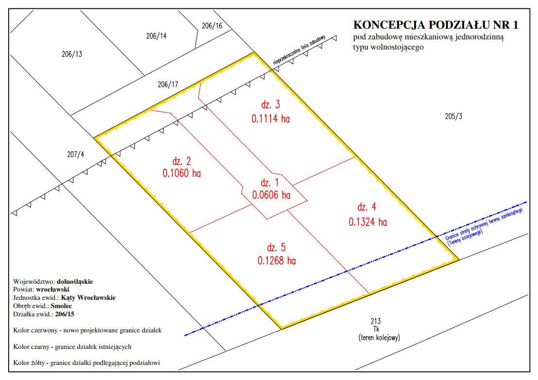 Działka budowlana Smolec, ul. Zacisze