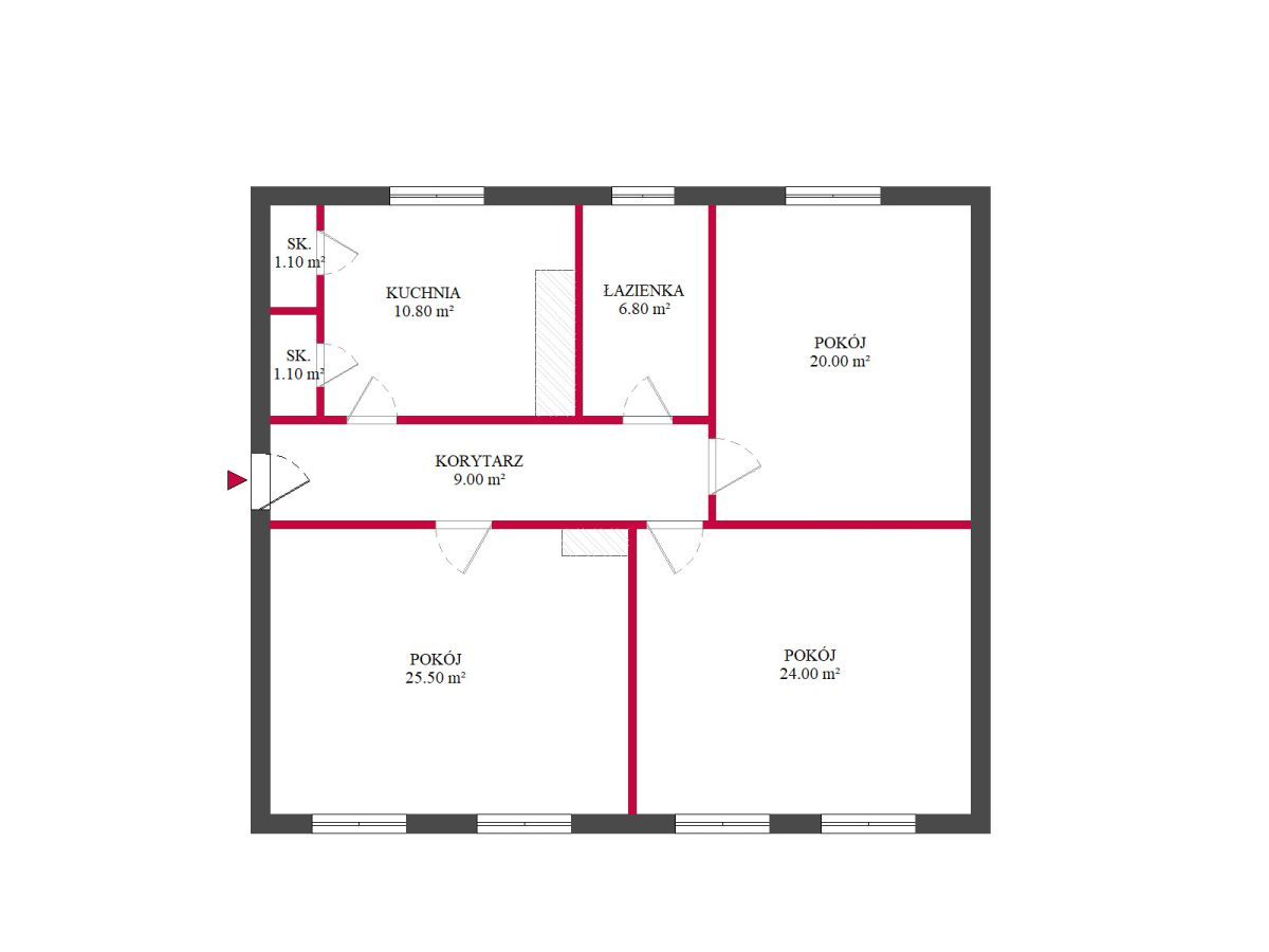 Mieszkanie 3-pokojowe Poznań Jeżyce, pl. Adama Mickiewicza. Zdjęcie 10