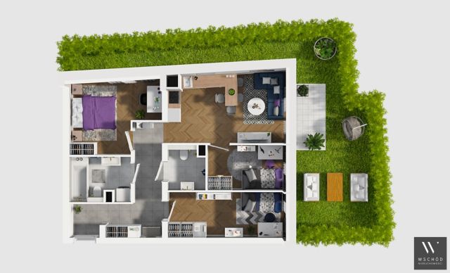 Mieszkanie 4-pokojowe Kraków Podgórze. Zdjęcie 3