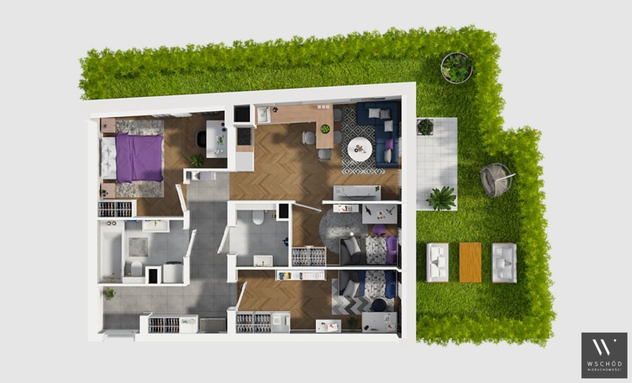 Mieszkanie 4-pokojowe Kraków Podgórze. Zdjęcie 3