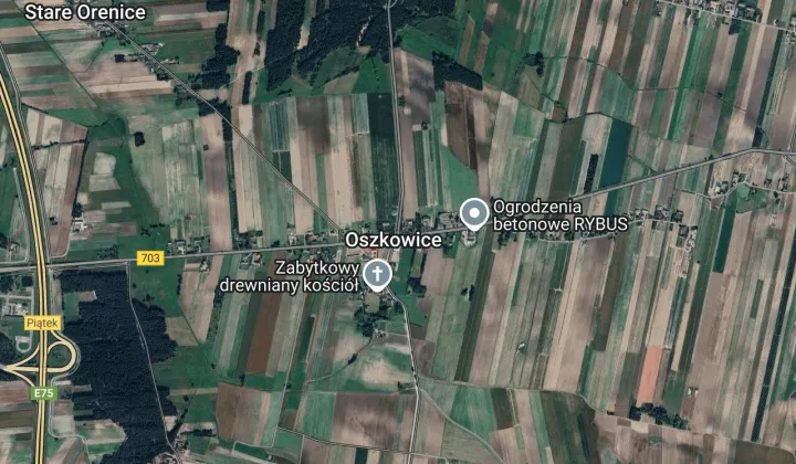 Działka rolna Oszkowice