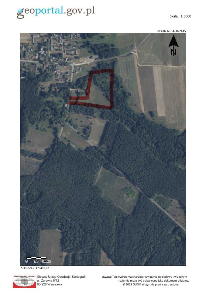 Działka rolno-budowlana Kamieniec. Zdjęcie 1