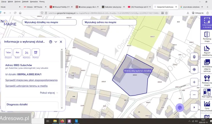 Działka Sulechów, ul. Krańcowa