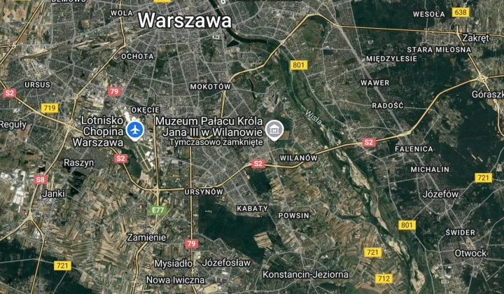 Mieszkanie 2-pokojowe Warszawa Wilanów, al. Rzeczypospolitej