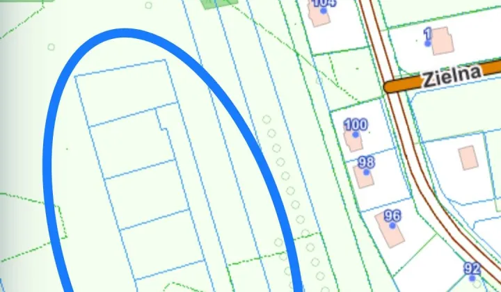 Działka budowlana Tołcze, ul. Chabrowa