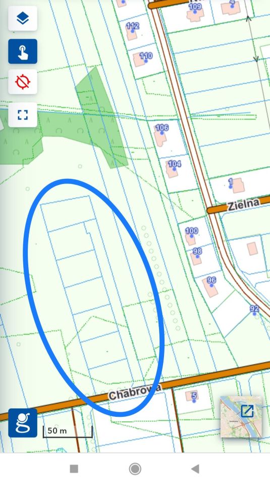 Działka budowlana Tołcze, ul. Chabrowa