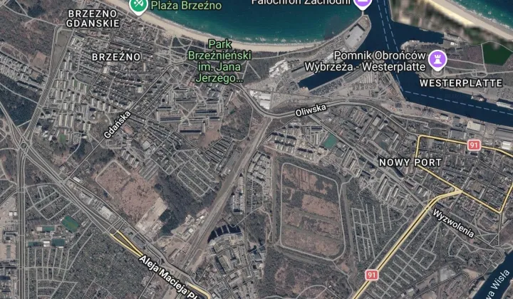 Mieszkanie 3-pokojowe Gdańsk Letnica, ul. Letnicka