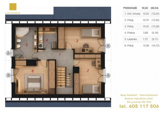 dom wolnostojący, 5 pokoi Łódź Nowosolna. Zdjęcie 4