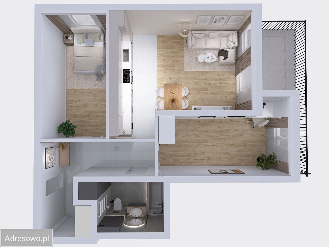 Mieszkanie 3-pokojowe Kielce Centrum, ul. gen. Władysława Sikorskiego. Zdjęcie 5