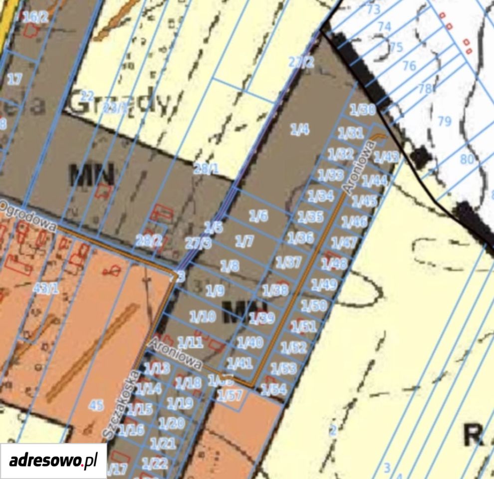 Działka budowlana Kotorydz, ul. Aroniowa. Zdjęcie 12