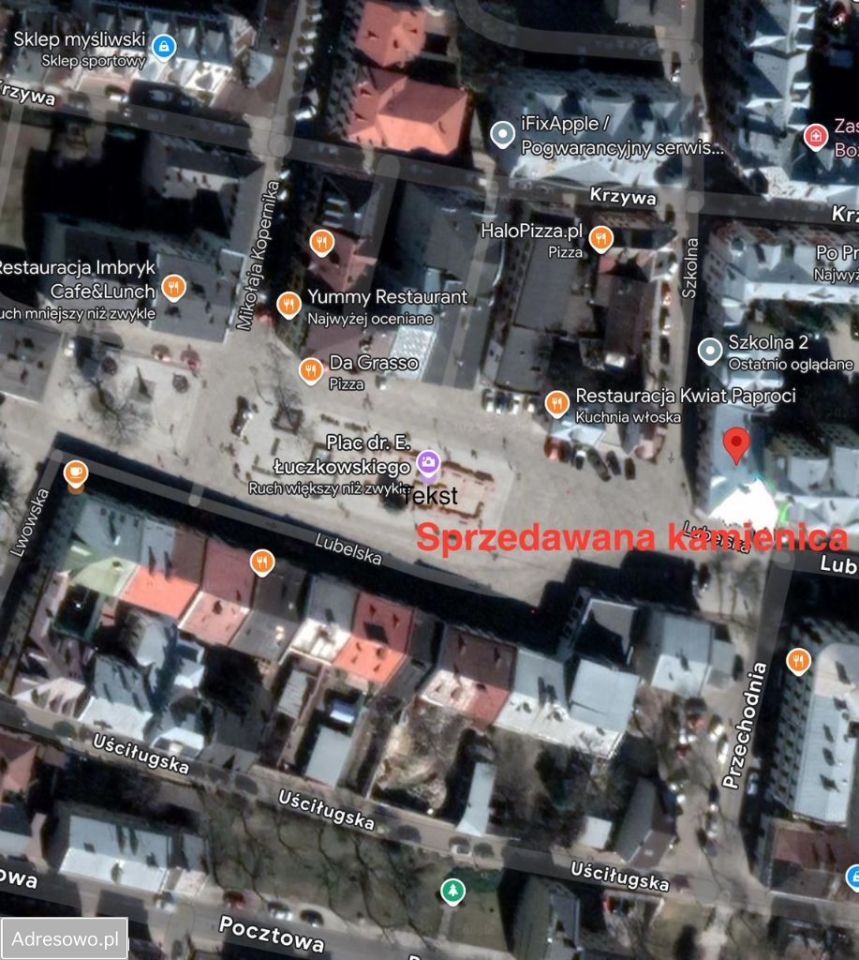 kamienica, 8 pokoi Chełm Centrum, pl. dr. Edwarda Łuczkowskiego. Zdjęcie 2