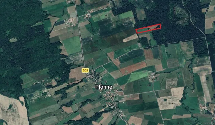 Działka rolna Płonne