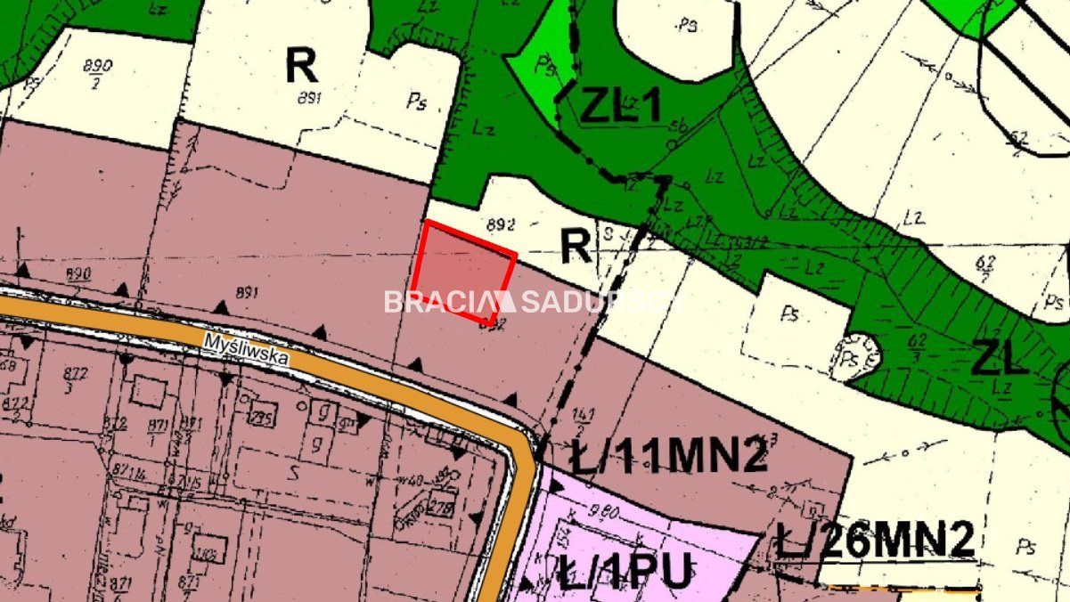 Działka budowlana Siepraw. Zdjęcie 5