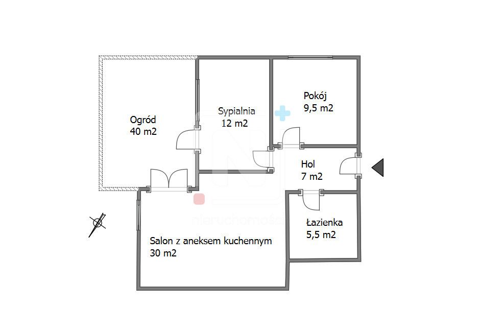 Mieszkanie 3-pokojowe Warszawa Włochy. Zdjęcie 5