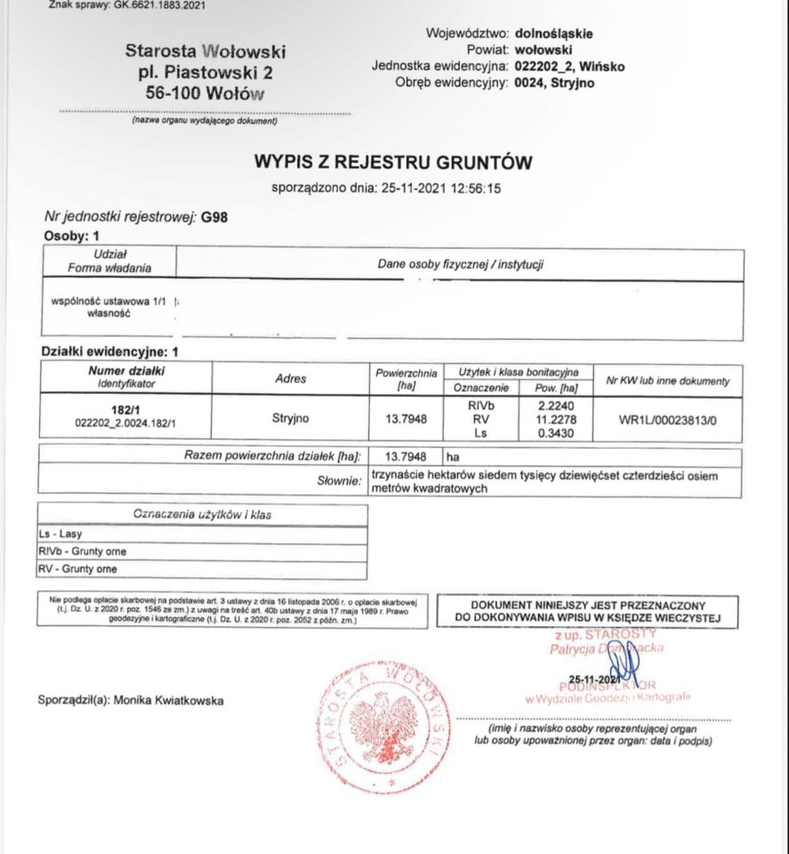 Działka rolna Stryjno. Zdjęcie 3