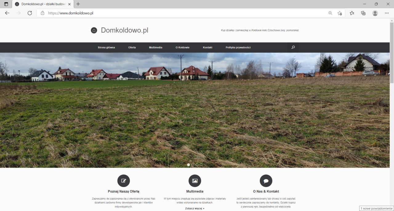 Działka budowlana Kołdowo. Zdjęcie 2