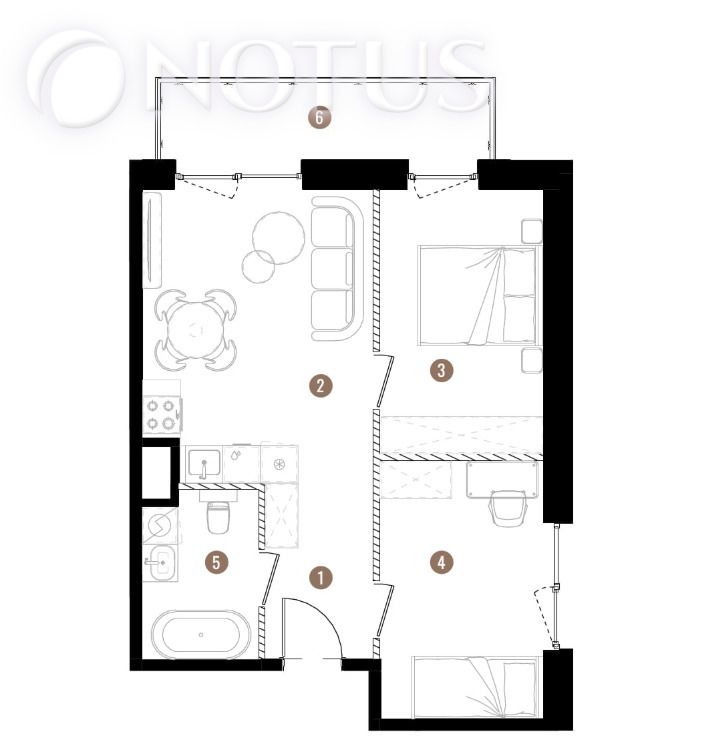 Mieszkanie 3-pokojowe Katowice, ul. gen. Zygmunta Waltera Jankego. Zdjęcie 5