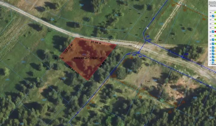 Działka budowlana Sokołów Małopolski, ul. Zaciszna