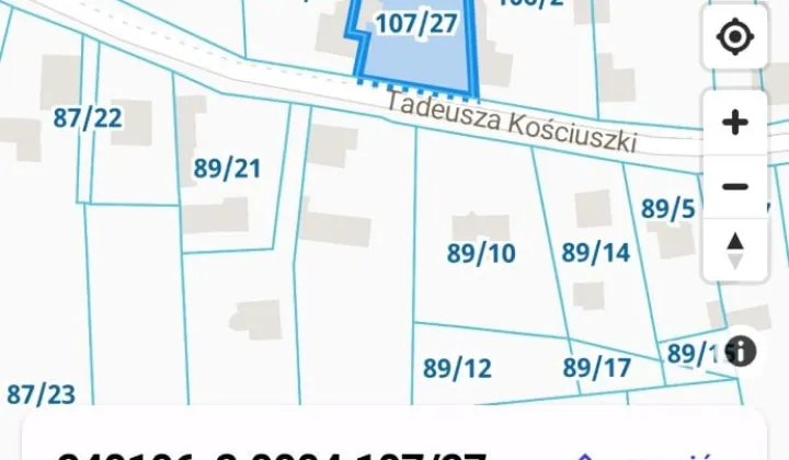 Działka budowlana Góra Siewierska, ul. Kościuszki