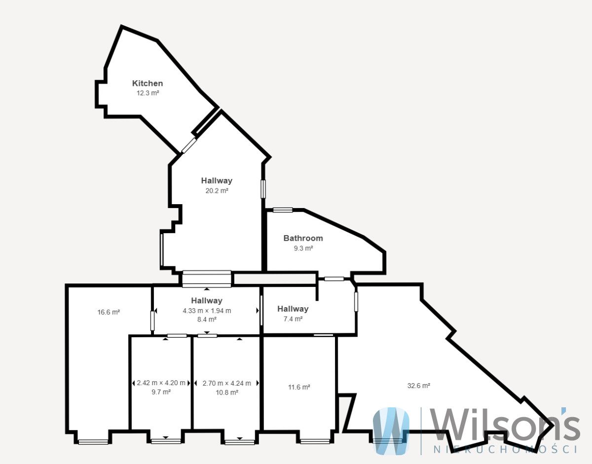 Mieszkanie 5-pokojowe Warszawa Śródmieście, ul. Polna. Zdjęcie 18