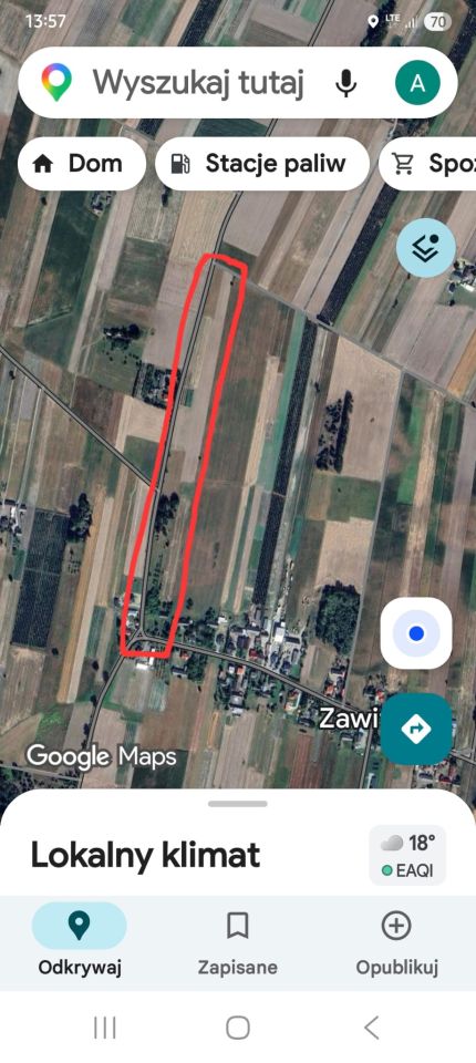 Działka rolno-budowlana Zawitała. Zdjęcie 1