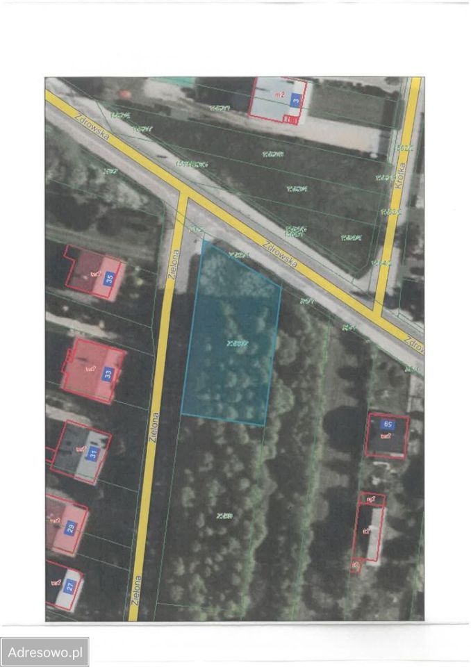 Działka budowlana Kłomnice, ul. Zdrowska. Zdjęcie 4