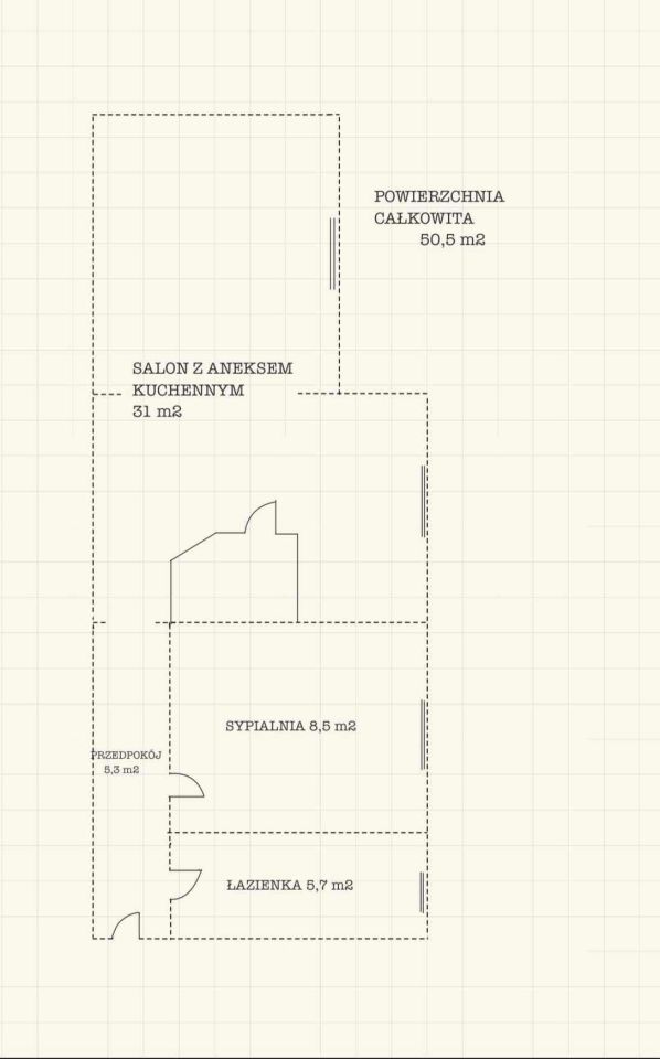Mieszkanie 2-pokojowe Wyrzysk, ul. Pocztowa. Zdjęcie 5