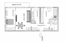 Mieszkanie 3-pokojowe Lublin LSM. Zdjęcie 2