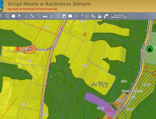 Działka rolno-budowlana Kazimierz Dolny Las Miejski, ul. Juliusza Małachowskiego. Zdjęcie 1