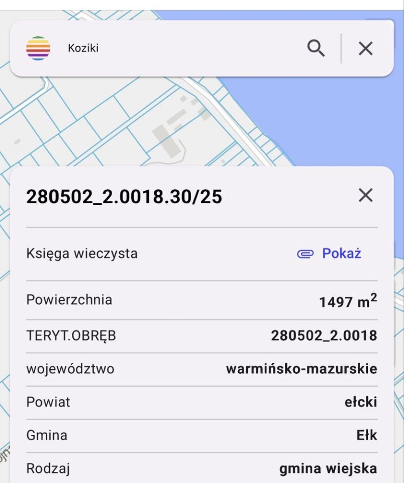 Działka rolno-budowlana Koziki, ul. Spokojna. Zdjęcie 4
