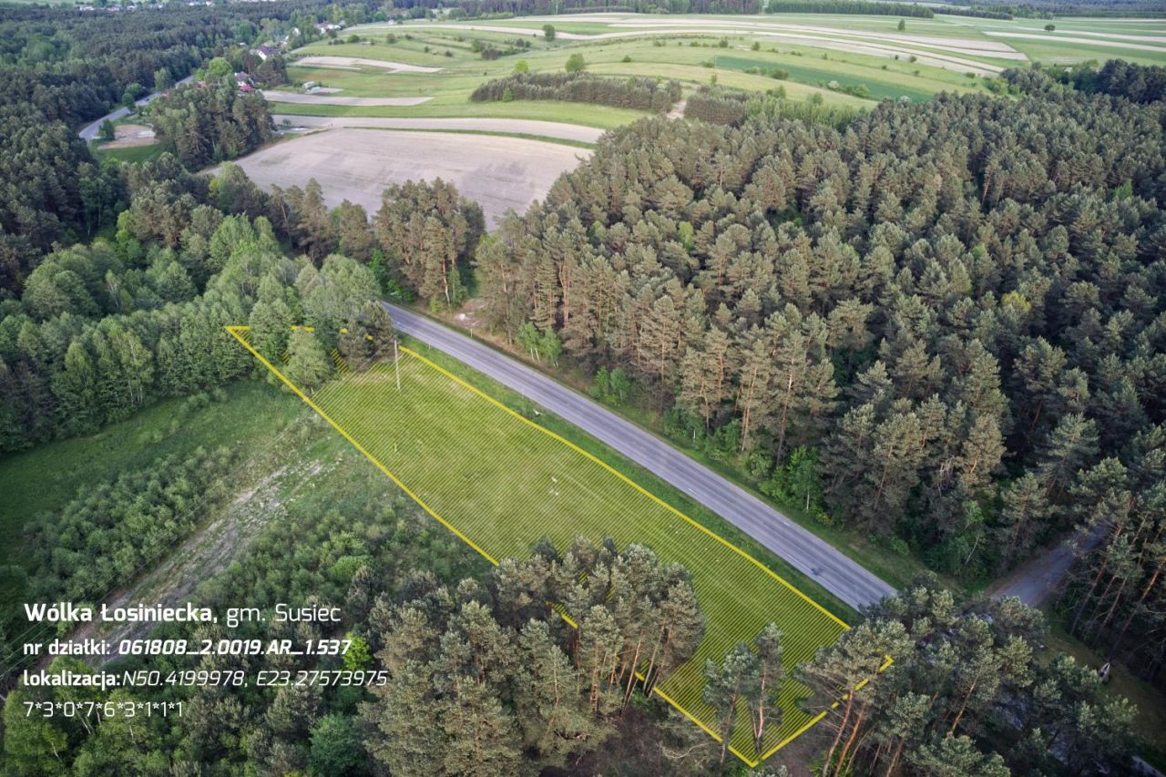 Działka budowlana Wólka Łosiniecka. Zdjęcie 2