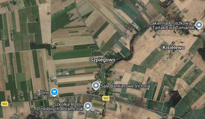 Działka rolna Szpiegowo